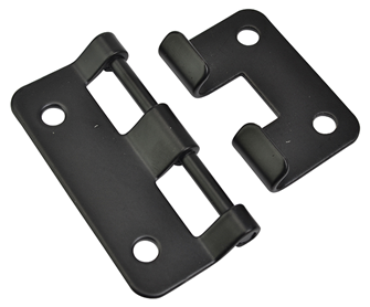 Lift-off Hinge for Flight Cases and Cabinets Zinc Plated or Black Finish
